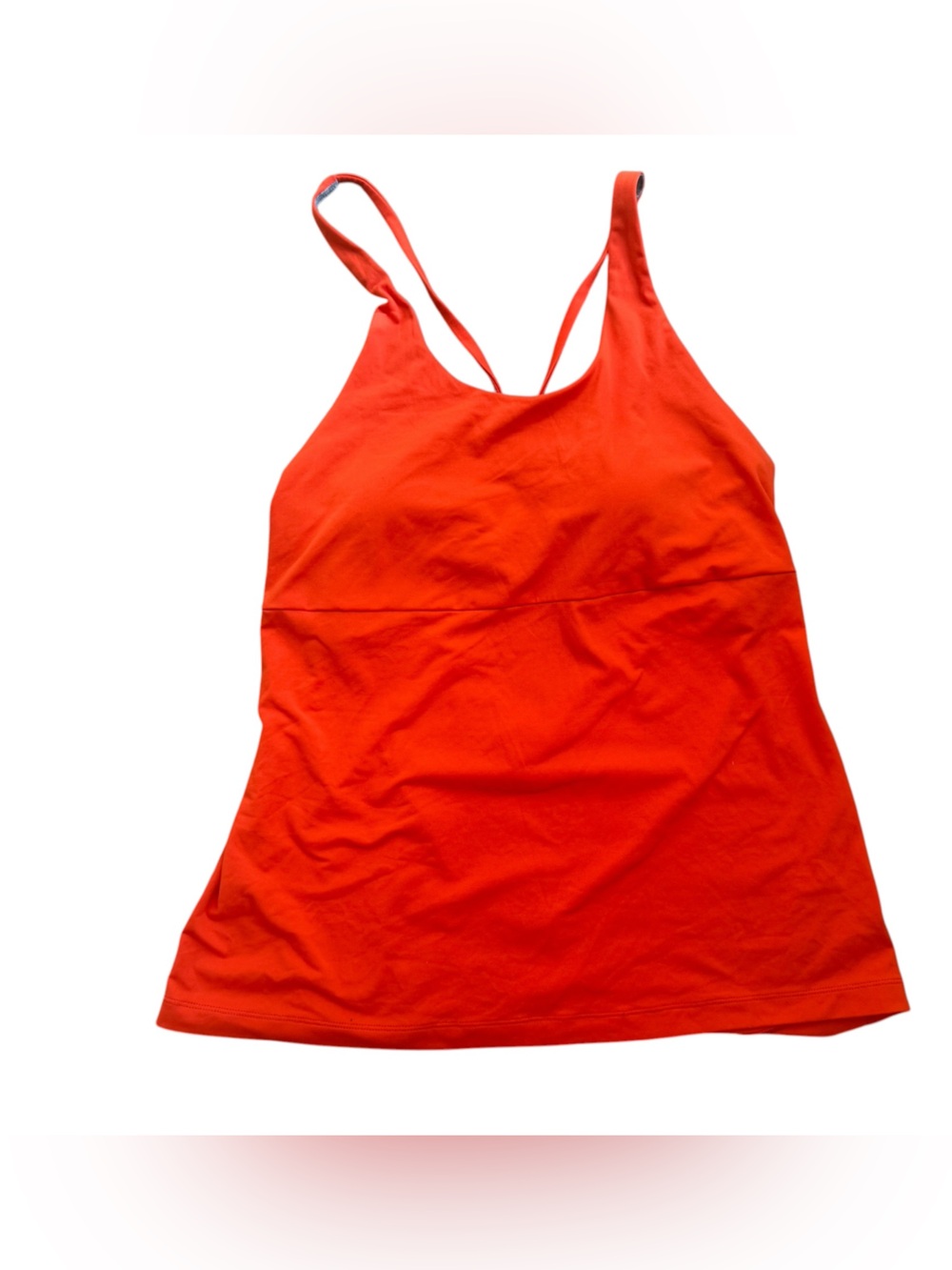 Patagonia Bright Red/Orange Strappy Tank Top
